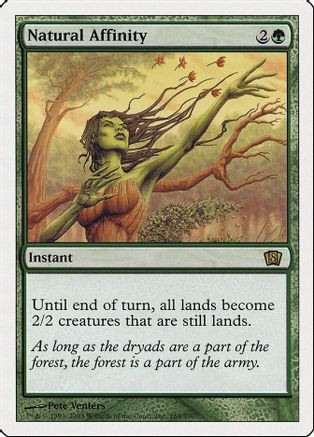Natural Affinity (8ED-269) - 8th Edition、Wizards of the Coast、kayou