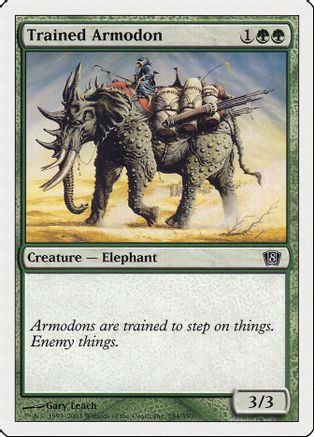 Trained Armodon (8ED-284) - 8th Edition Foil、Wizards of the Coast、kayou