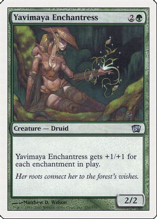 Yavimaya Enchantress (8ED-290) - 8th Edition Foil、Wizards of the Coast、kayou