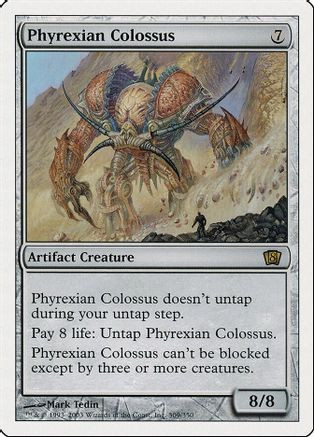 Phyrexian Colossus (8ED-309) - 8th Edition、Wizards of the Coast、kayou