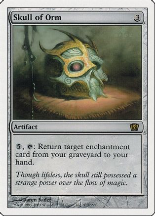 Skull of Orm (8ED-313) - 8th Edition、Wizards of the Coast、kayou