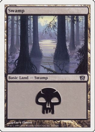 Swamp (342) (8ED-342) - 8th Edition Foil、Wizards of the Coast、kayou