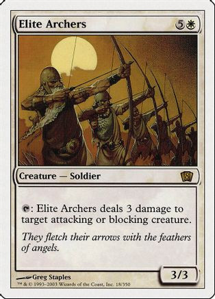 Elite Archers (8ED-018) - 8th Edition、Wizards of the Coast、kayou