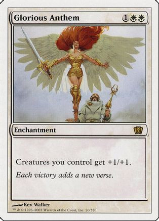 Glorious Anthem (8ED-020) - 8th Edition、Wizards of the Coast、kayou
