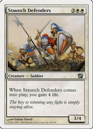 Staunch Defenders (8ED-049) - 8th Edition Foil、Wizards of the Coast、kayou