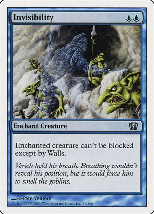 Invisibility (8ED-087) - 8th Edition Foil、Wizards of the Coast、kayou