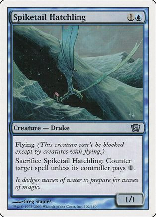 Spiketail Hatchling (8ED-102) - 8th Edition Foil、Wizards of the Coast、kayou