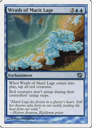 Wrath of Marit Lage (8ED-115) - 8th Edition Foil、Wizards of the Coast、kayou