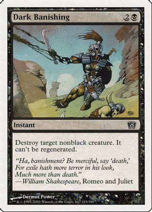 Dark Banishing (8ED-123) - 8th Edition Foil、Wizards of the Coast、kayou