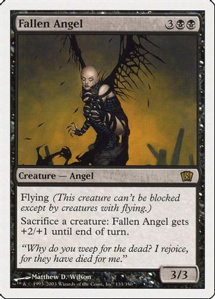 Fallen Angel (8ED-133) - 8th Edition Foil、Wizards of the Coast、kayou