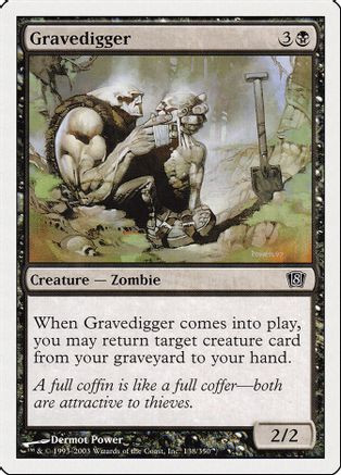 Gravedigger (8ED-138) - 8th Edition Foil、Wizards of the Coast、kayou