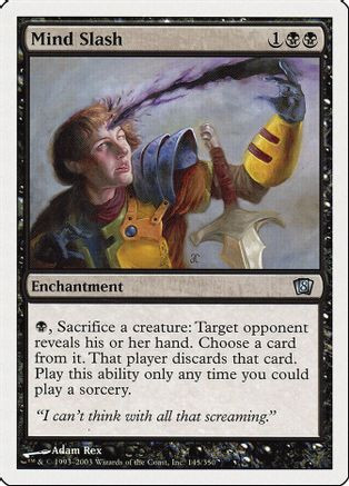Mind Slash (8ED-145) - 8th Edition Foil、Wizards of the Coast、kayou