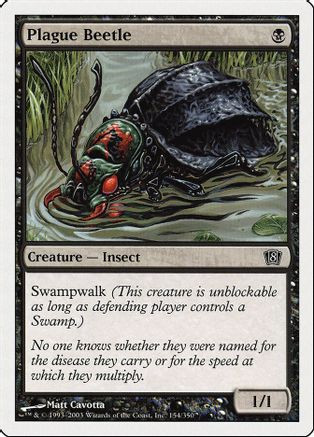 Plague Beetle (8ED-154) - 8th Edition Foil、Wizards of the Coast、kayou