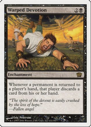 Warped Devotion (8ED-172) - 8th Edition Foil、Wizards of the Coast、kayou
