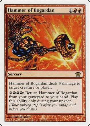 Hammer of Bogardan (8ED-193) - 8th Edition、Wizards of the Coast、kayou