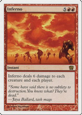 Inferno (8ED-196) - 8th Edition、Wizards of the Coast、kayou