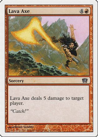 Lava Axe (8ED-197) - 8th Edition、Wizards of the Coast、kayou