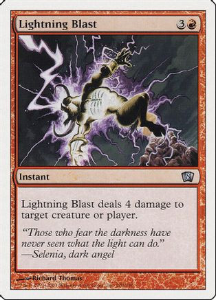 Lightning Blast (8ED-200) - 8th Edition、Wizards of the Coast、kayou