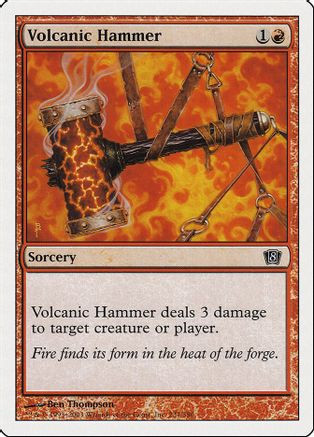 Volcanic Hammer (8ED-231) - 8th Edition、Wizards of the Coast、kayou
