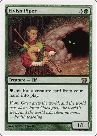 Elvish Piper (8ED-244) - 8th Edition、Wizards of the Coast、kayou