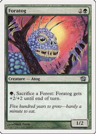 Foratog (8ED-249) - 8th Edition、Wizards of the Coast、kayou