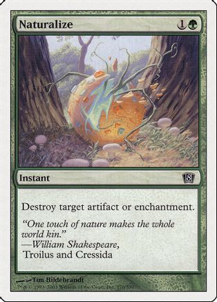 Naturalize (8ED-270) - 8th Edition、Wizards of the Coast、kayou