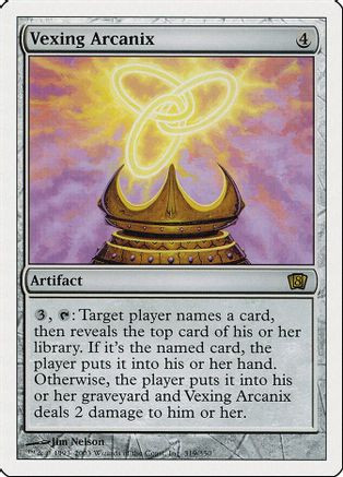 Vexing Arcanix (8ED-319) - 8th Edition Foil、Wizards of the Coast、kayou
