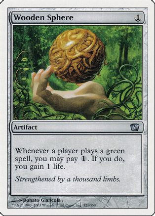 Wooden Sphere (8ED-321) - 8th Edition、Wizards of the Coast、kayou