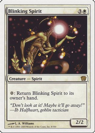 Blinking Spirit (9ED-008) - 9th Edition Foil、Wizards of the Coast、kayou