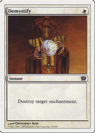 Demystify (9ED-013) - 9th Edition Foil、Wizards of the Coast、kayou