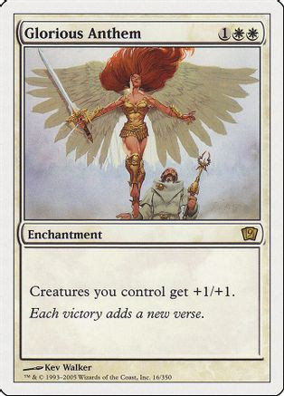 Glorious Anthem (9ED-016) - 9th Edition、Wizards of the Coast、kayou