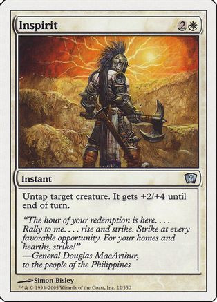 Inspirit (9ED-022) - 9th Edition Foil、Wizards of the Coast、kayou