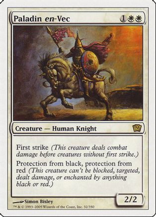 Paladin en-Vec (9ED-032) - 9th Edition、Wizards of the Coast、kayou