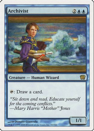 Archivist (9ED-060) - 9th Edition Foil、Wizards of the Coast、kayou