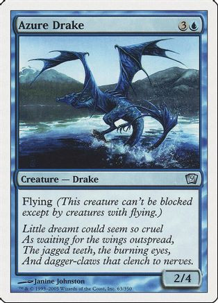 Azure Drake (9ED-063) - 9th Edition、Wizards of the Coast、kayou