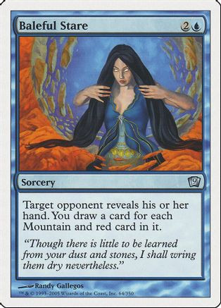 Baleful Stare (9ED-064) - 9th Edition Foil、Wizards of the Coast、kayou