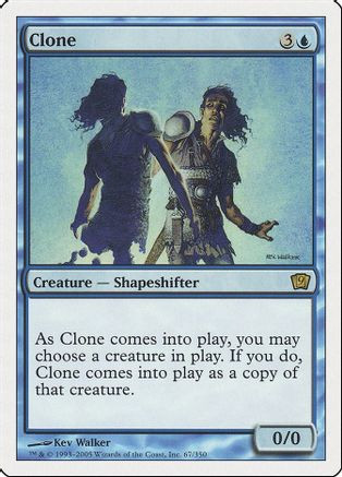 Clone (9ED-067) - 9th Edition、Wizards of the Coast、kayou