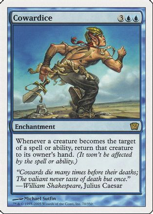 Cowardice (9ED-070) - 9th Edition、Wizards of the Coast、kayou