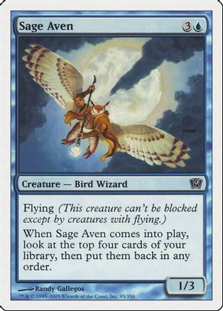 Sage Aven (9ED-095) - 9th Edition、Wizards of the Coast、kayou