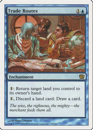 Trade Routes (9ED-108) - 9th Edition Foil、Wizards of the Coast、kayou