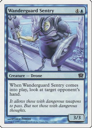 Wanderguard Sentry (9ED-111) - 9th Edition Foil、Wizards of the Coast、kayou