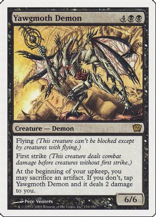 Yawgmoth Demon (9ED-170) - 9th Edition、Wizards of the Coast、kayou