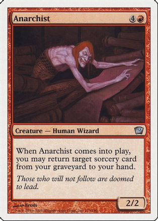 Anarchist (9ED-173) - 9th Edition、Wizards of the Coast、kayou