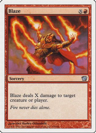 Blaze (9ED-175) - 9th Edition Foil、Wizards of the Coast、kayou