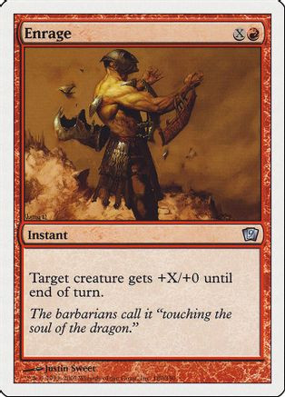 Enrage (9ED-180) - 9th Edition、Wizards of the Coast、kayou