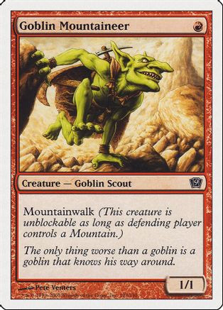 Goblin Mountaineer (9ED-193) - 9th Edition、Wizards of the Coast、kayou