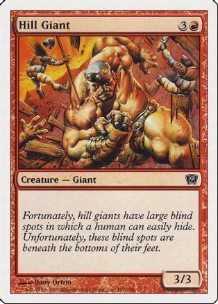Hill Giant (9ED-197) - 9th Edition Foil、Wizards of the Coast、kayou
