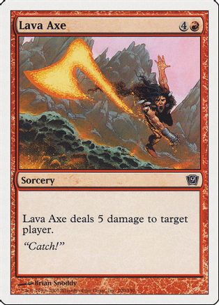 Lava Axe (9ED-200) - 9th Edition、Wizards of the Coast、kayou