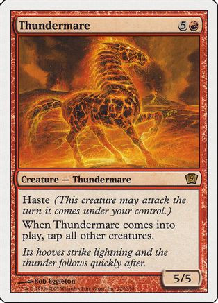 Thundermare (9ED-224) - 9th Edition、Wizards of the Coast、kayou