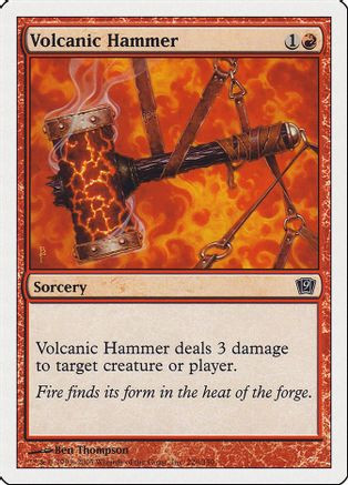 Volcanic Hammer (9ED-226) - 9th Edition、Wizards of the Coast、kayou